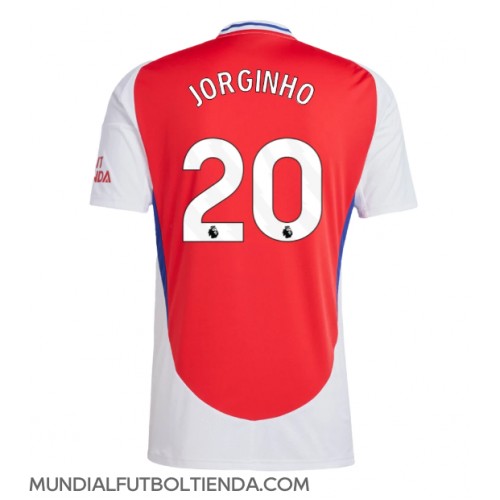 Camiseta Arsenal Jorginho Frello #20 Primera Equipación Replica 2024-25 mangas cortas